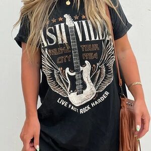 Nashville Short Sleeve Tee Dress